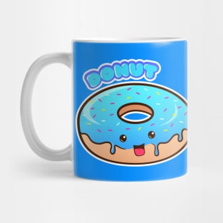 Blue Donut Mug